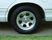 Closeup of MB Motoring 15x7 wheel.